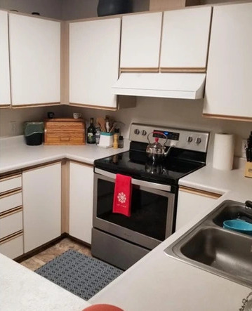 Kitchen after cleaning